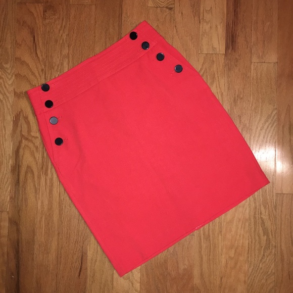 Red Pencil Skirt - Picture 4 of 5